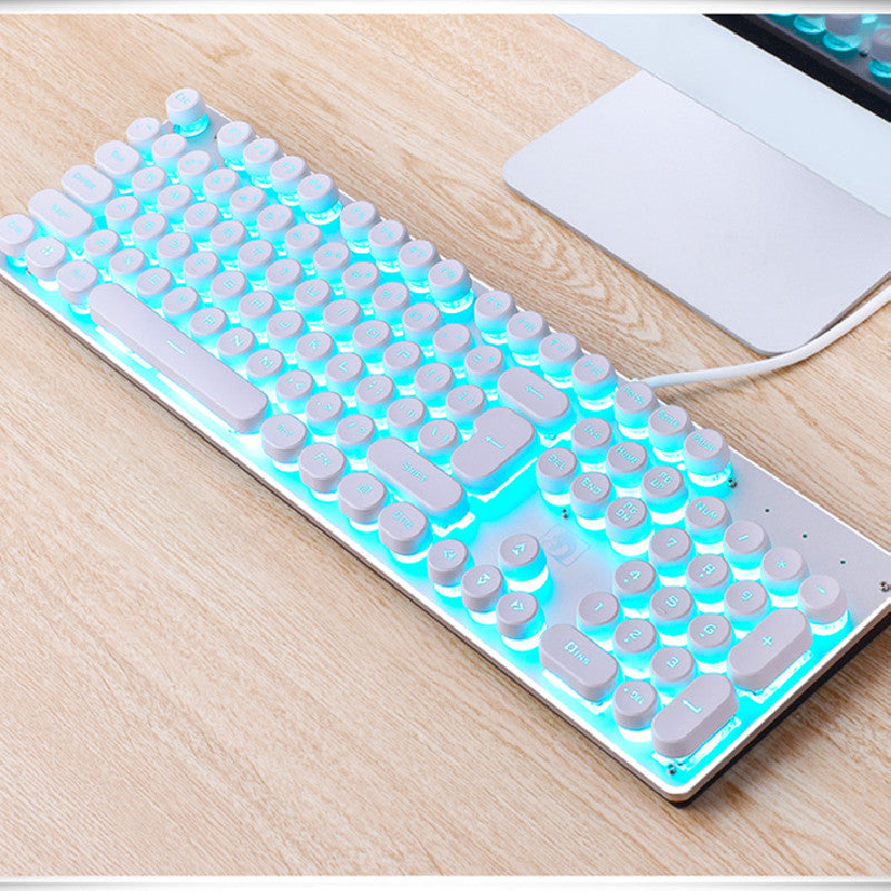 Wired Gaming Retro Luminous Keyboard
